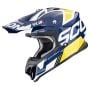 Kask Scorpion VX-16 EVO AIR ANALOG White-Blue-Yellow