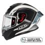 Kask NZI Trendy Stream Elegance White Black Tinted Matt