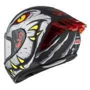 Kask NZI Trendy Stream Raptor Black Grey Red Matt