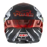 Kask NZI Trendy Stream Raptor Black Grey Red Matt