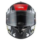 Kask NZI Trendy Stream Raptor Black Grey Red Matt