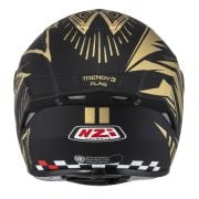 Kask NZI Trendy Stream Flag Black Gold Matt