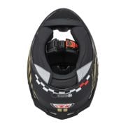 Kask NZI Trendy Stream Flag Black Gold Matt