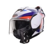 Kask Caberg Trip LUNAR BIAŁY/NIEBIESKI/CZERWONY
