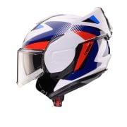 Kask Caberg Trip LUNAR BIAŁY/NIEBIESKI/CZERWONY