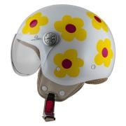 Kask NZI Pasarela Margaritas Naranja Y Rosa