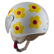 Kask NZI Pasarela Margaritas Naranja Y Rosa