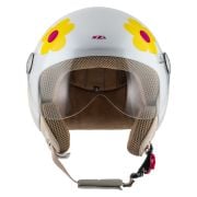 Kask NZI Pasarela Margaritas Naranja Y Rosa