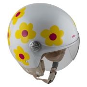 Kask NZI Pasarela Margaritas Naranja Y Rosa