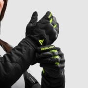 Damskie rękawice Rebelhorn Core Black Grey Fluo Yellow