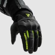 Damskie rękawice Rebelhorn Core Black Grey Fluo Yellow