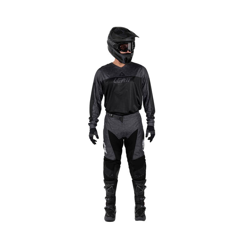 Strój offroadowy bluza i spodnie Leatt Ride Kit Moto 3.5 Stealth Black Grey