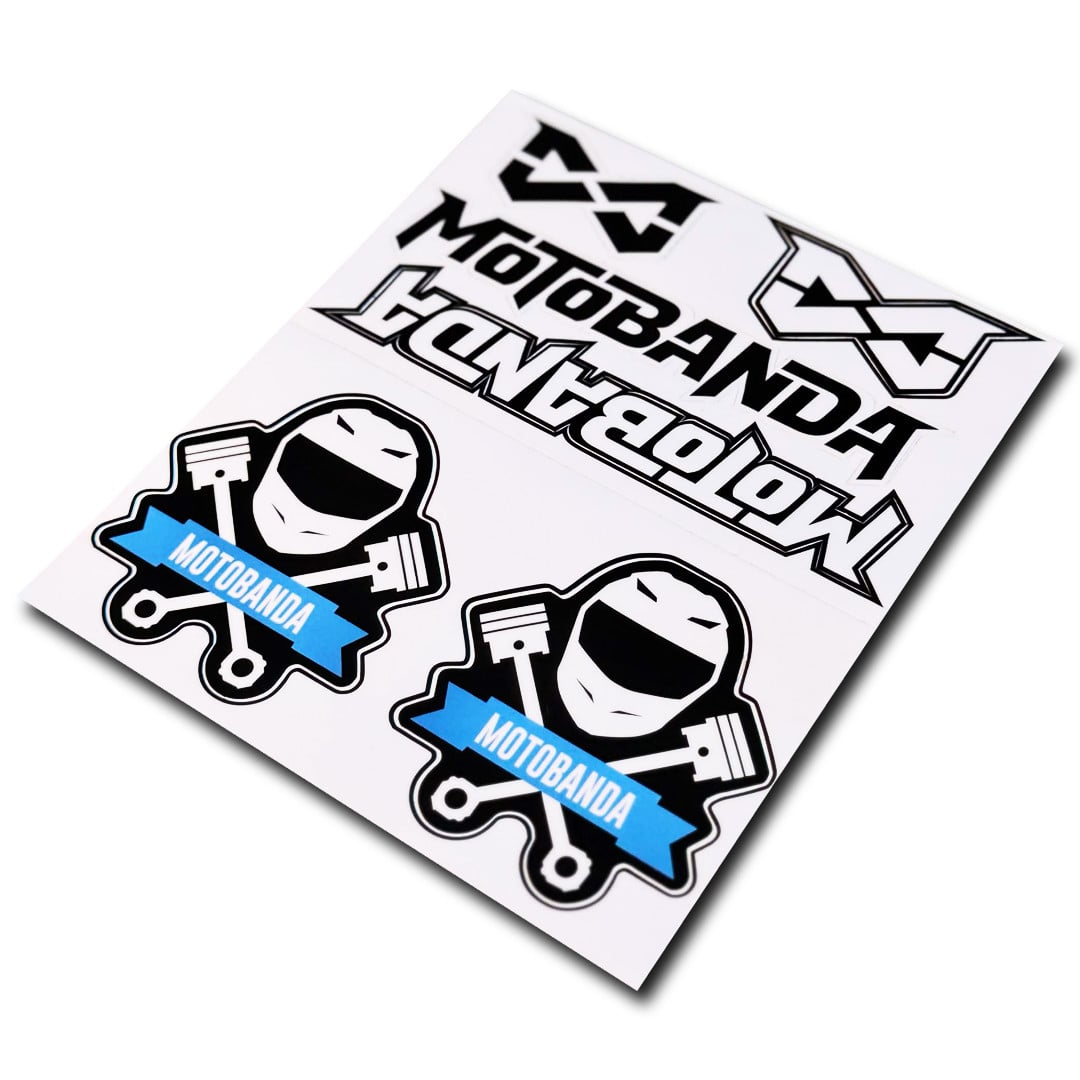 Zestaw naklejek MOTOBANDA 