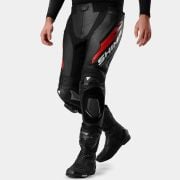 Spodnie skórzane SHIMA Mission ST black/red