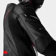Kurtka skórzana SHIMA Mission ST G2 black/red
