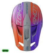Kask dziecięcy Shot Speed Kid Side Purple Matt