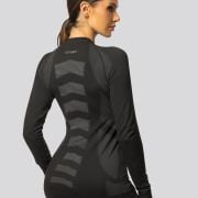 Damska koszulka termoaktywna Spaio Breeze 2.0 Black/Grey