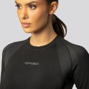 Damska koszulka termoaktywna Spaio Breeze 2.0 Black/Grey
