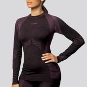 Damska koszulka termoaktywna Spaio Breeze 2.0 Black/Purple
