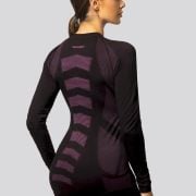 Damska koszulka termoaktywna Spaio Breeze 2.0 Black/Purple
