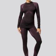 Damska koszulka termoaktywna Spaio Breeze 2.0 Black/Purple