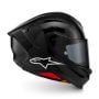 Kask Alpinestars Supertech S-R7 SOLID Black Glossy
