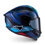 Kask Alpinestars Supertech S-R7 KINETIS Black Blue Pink Fluo White Glossy