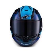 Kask Alpinestars Supertech S-R7 KINETIS Black Blue Pink Fluo White Glossy