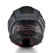 Kask Alpinestars Supertech S-R7 A-Core Black Gray Red Matt