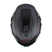 Kask Alpinestars Supertech S-R7 A-Core Black Gray Red Matt