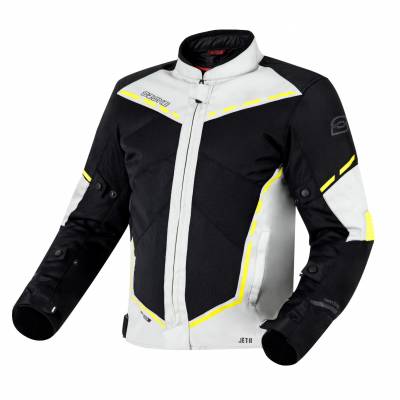 Kurtka Ozone JET II ICE/BLACK/FLUO YELLOW S