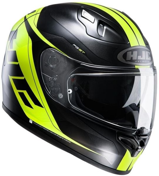 hjc fg-st kume helmet MC4HSF Motorcycle Helmet, Black/Yellow, Size XL Automotive Hjc Fg St Kume Kume