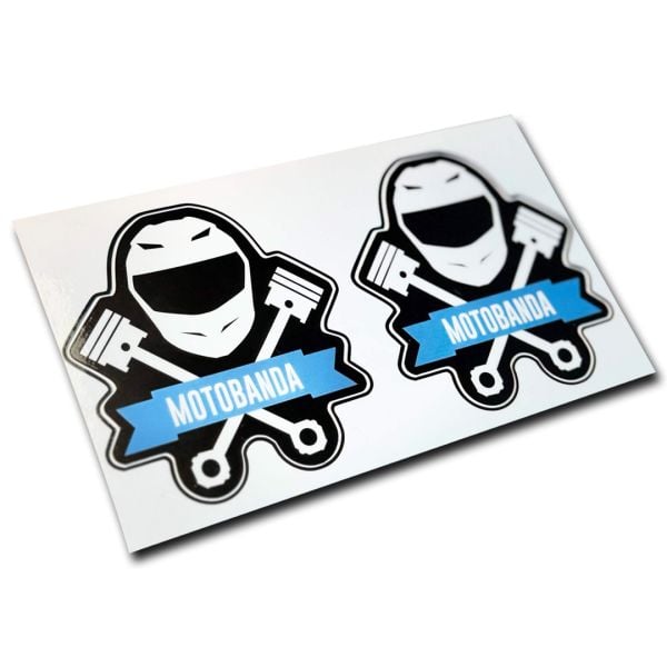 Naklejki MB logo 7x7 