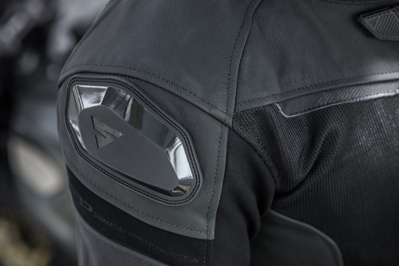 Kurtka motocyklowa z panelami odblaskowymi