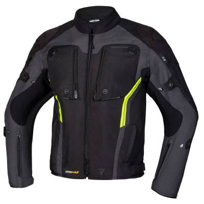 Kurtka Rebelhorn Borg BLACK/DARK GREY/FLO YELLOW L