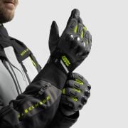 Rękawice Rebelhorn Defender Black Grey Fluo Yellow