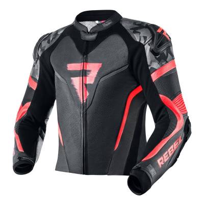 Kurtka Rebelhorn Rebel Black/Flo Red 56