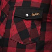 Motocyklowa Koszula Broger Alaska Red/Black