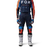 Spodnie FOX 180 czarny/niebieski/pomarańczowy