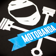 Czarna koszulka Motobanda
