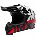 Kask iMX FMX-02 Black/White/Flo Red/Grey Gloss Graphic
