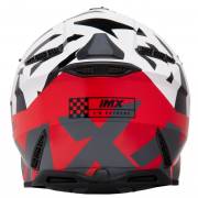 Kask iMX FMX-02 Black/White/Flo Red/Grey Gloss Graphic