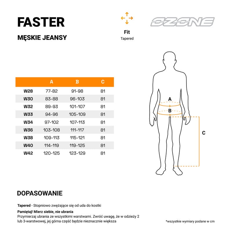 Spodnie Ozone Faster męskie