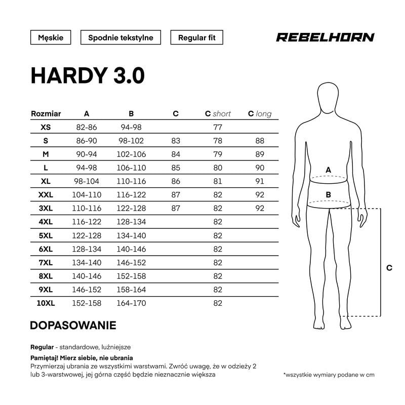 Spodnie Rebelhorn Hardy 3.0