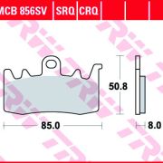 Klocki Hamulcowe TRW MCB856 Sinter street