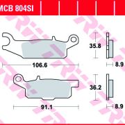Klocki Hamulcowe TRW MCB804 Sinter offroad