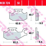 Klocki Hamulcowe TRW MCB724 Sinter offroad