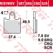 Klocki Hamulcowe TRW MCB789 Sinter street