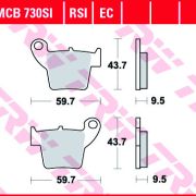 Klocki Hamulcowe TRW MCB730 Sinter offroad racing