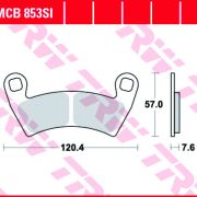 Klocki Hamulcowe TRW MCB854 Sinter offroad